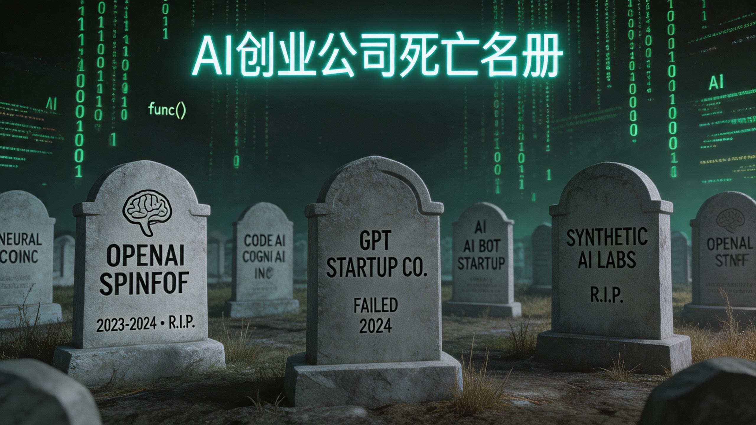 AI创业公司的死亡名册：我在2024年亲眼目睹的28种死法