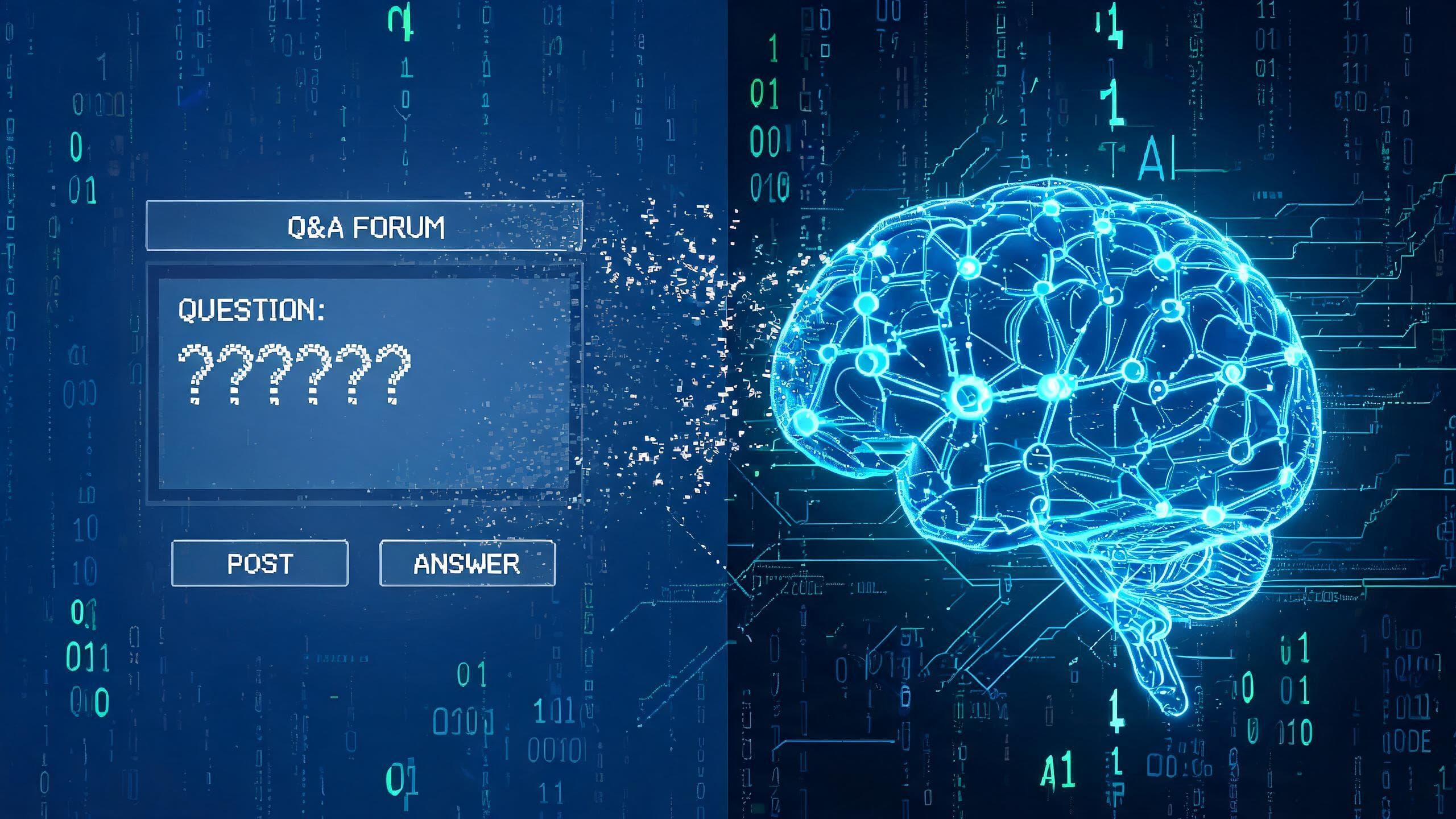 AI 程序员正在"杀掉"Stack Overflow:技术知识社区的崩塌与重生